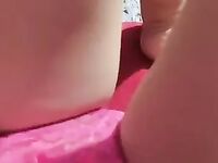 Aline Marques privacy mostrando sua calcinha rosa