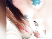 Belle Delphine porno sentando forte no consolo