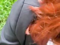 Boquete na escola da prima ruiva novinha safada