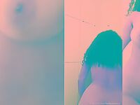 Maria Edielma privacy nua no banheiro se filmando