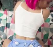 Lulu Witox dando de 4 em porno caseiro
