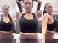 Video da gostosa Alessandra Marques no espelho