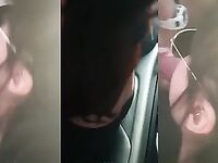 Jessica Minassian dando prazer ao safado do motorista