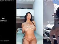 Vazado Montagnole exibindo o corpo no privacy
