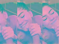 Thaissa Fit tomando banho de leite quente