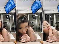 Beatriz Bianca Mamando Gostoso no Pau de Borracha