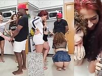 Jefão no privacy pegando a mãe e as duas filhas