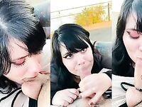 Lua Uchiha fazendo boquete lindo no namorado