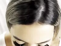 Bruna Iork porno mamando e levando gozada na boca