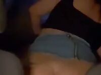Luana Kazaki sexo no carro com primo sortudo