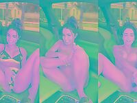 Jameliz sexo solo dentro do seu carro de luxo