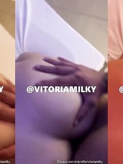 Milky transando gostoso sem camisinha