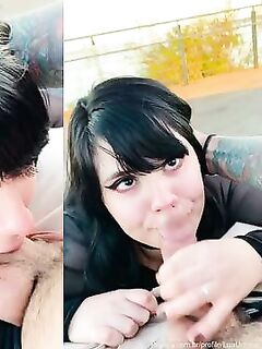 Lua Uchiha fazendo boquete lindo no namorado