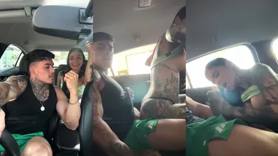 Thayná Crispim deu para o uber xerecard