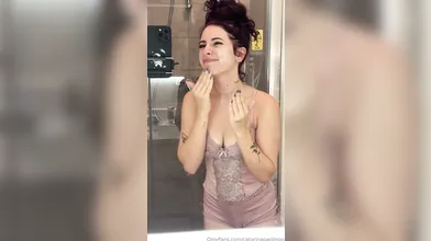 Catarina Paolino privacy de babydoll toda linda e sensual