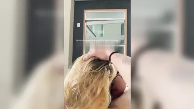 Sarah Estanislau chupando uma pica grande e grossa