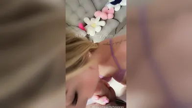 Rafaela Nery chupando piroca grande com muita vontade