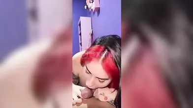 Xehli G porno fazendo boquete molhado no namorado