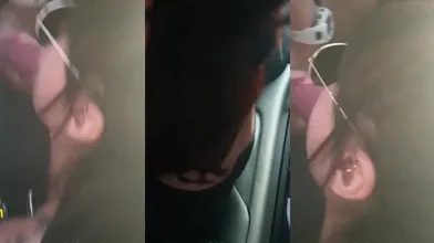Jessica Minassian dando prazer ao safado do motorista