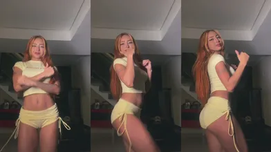Ruivinha de marte sexo dançando pelada