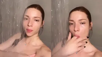 Professora Cibelly Ferreira banho sensual vazado