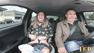 Natasha Sub on Ted's ride explains about fetish practice - Ted's ride # 39
