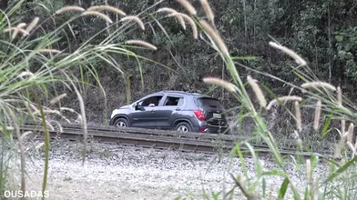 Amanda Borges went down to pee and fucked a man in the woods