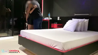 Dating the young black guy while the cuckold just watches.
