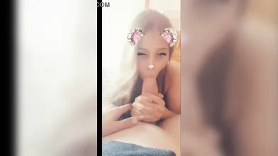 Snap chat 18 years old sucking cock