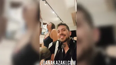 Luana Kazaki boquete para o amante