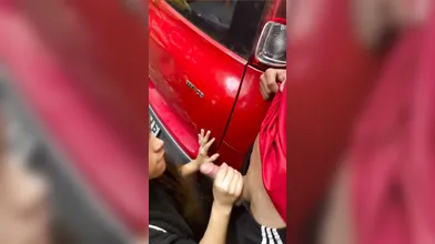 Mariah Kalili mamando na rua