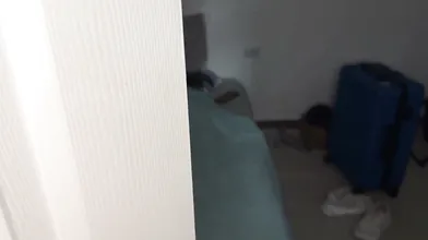 My friend comes to visit and I fuck at night