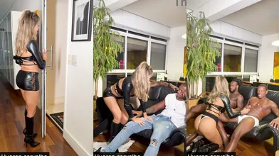 Married hotwife "gatasp" faced a visit from two big-dicked BBC black men. "Will Duarte" and I literally devoured her pussy and her little ass.